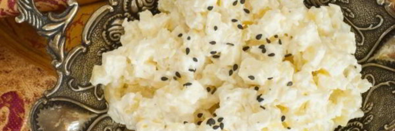 Картофельный салат с адыгейским сыром