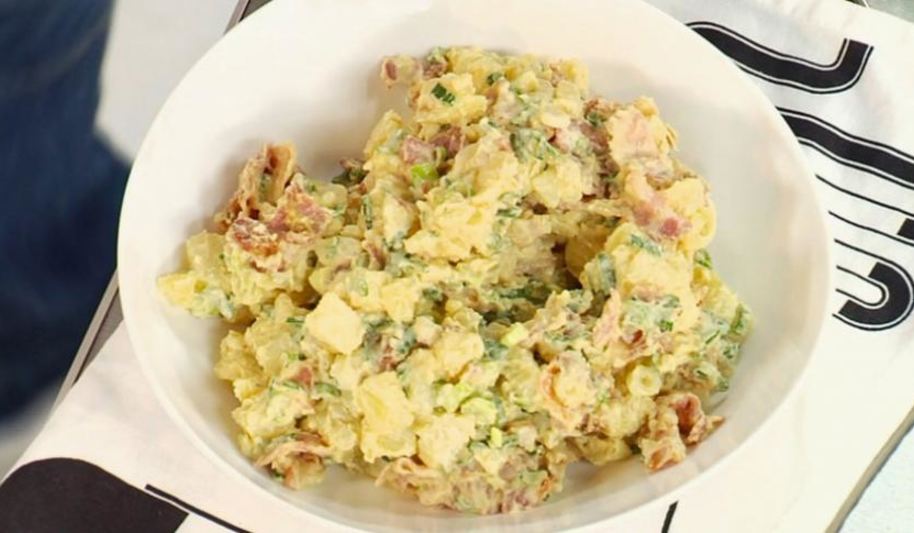 Рецепт картофельного салата с беконом