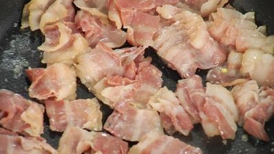 картофельный салат с беконом