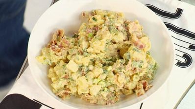 картофельный салат с беконом