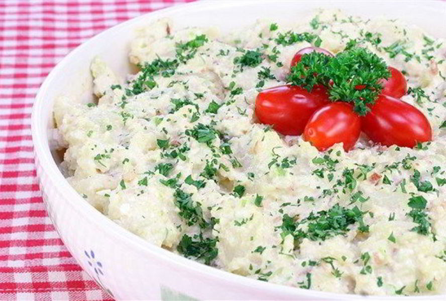 Картофельный салат с индийскими специями