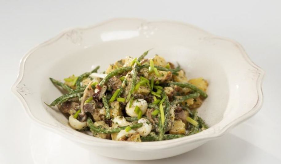 Рецепт картофельного салата с лимонно-горчичной заправкой