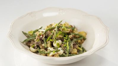 картофельный салат с лимонно-горчичной заправкой