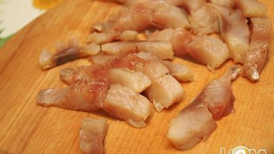 картофельный салат с селедкой