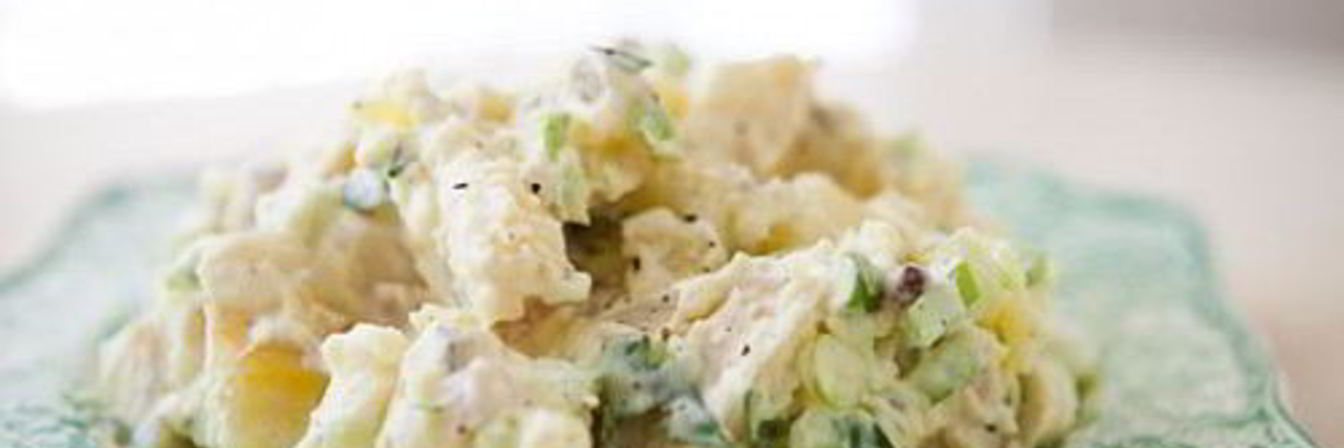 Салат картофельный под соусом по-татарски