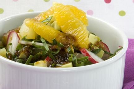 Салат картофельный с авокадо