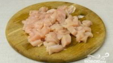 салат с картофелем и курицей