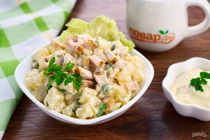 Салат с картошкой