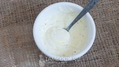 салат с запеченным картофелем