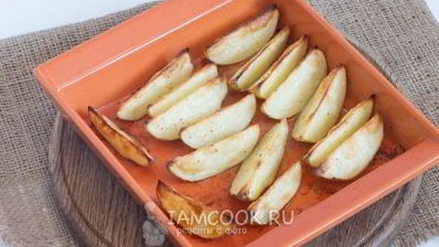 салат с запеченным картофелем