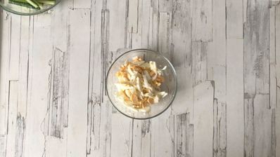 салат с жареной картошкой