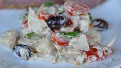 средиземноморский картофельный салат