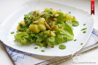 Теплый картофельный салат