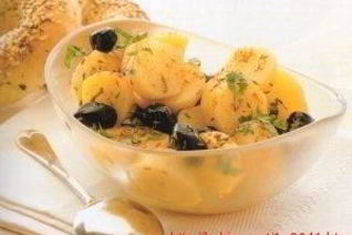 Тунисский картофельный салат с оливками