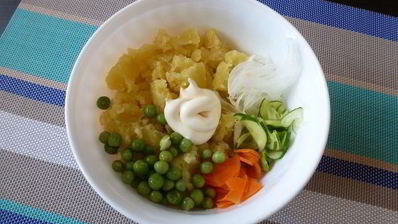 японский картофельный салат
