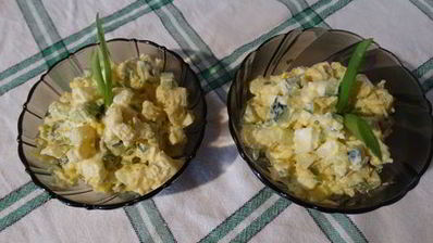 зимний картофельный салат