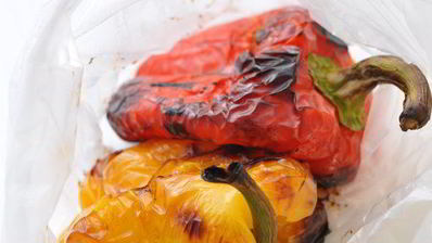 хлебный салат с помидорами панцанелла