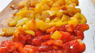 хлебный салат с помидорами панцанелла