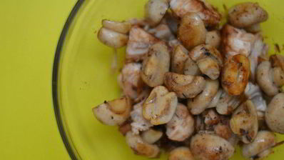 любимый салат в хрустящей паутинке