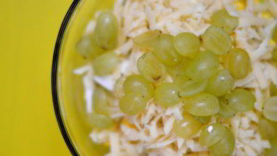 любимый салат в хрустящей паутинке