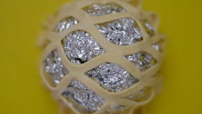 любимый салат в хрустящей паутинке