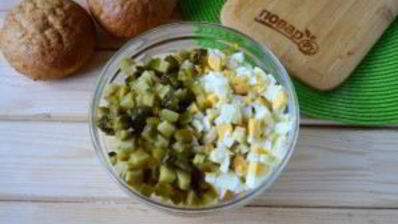 булочки, фаршированные салатом оливье