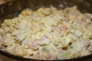 Диетический салат Оливье