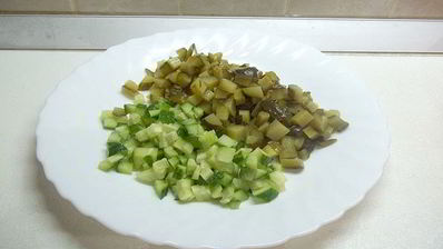 диетический салат оливье