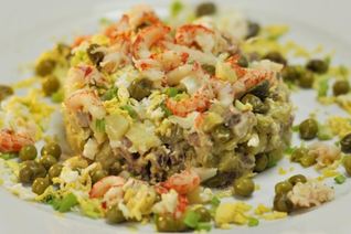 Оливье без майонеза