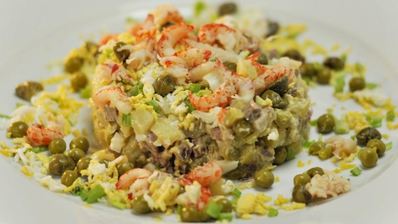 оливье без майонеза