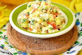 Оливье копченый