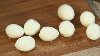 оливье с говяжьей печенкой