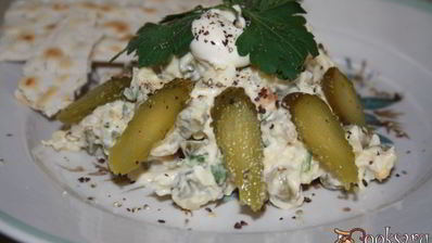 оливье с куриной грудкой