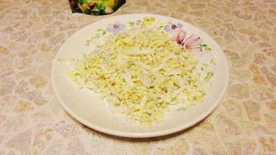 оливье с маринованными грибами