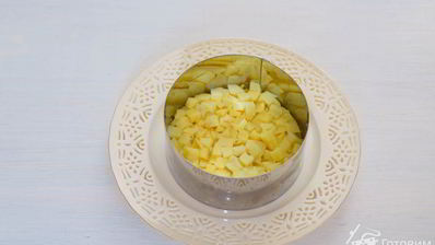 оливье с семгой