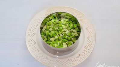 оливье с семгой