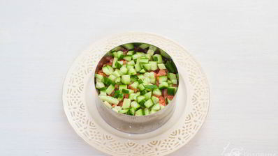 оливье с семгой