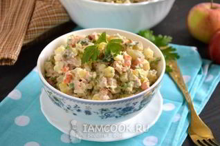 Оливье с тунцом