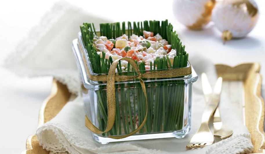 Рецепт оливье с вареной колбасой