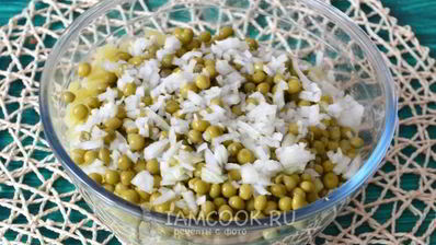 оливье с ветчиной