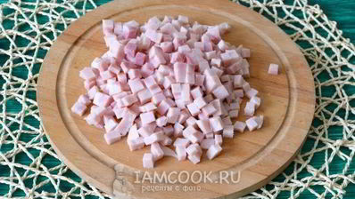 оливье с ветчиной