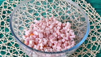 оливье с ветчиной