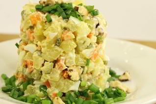 Оливье вегетарианский