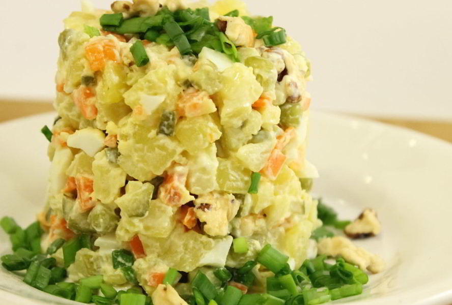 Оливье вегетарианский