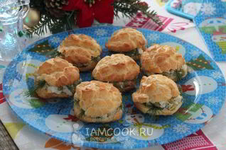 Профитроли с Оливье