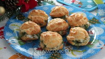 профитроли с оливье