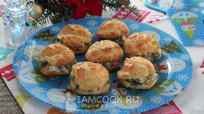 профитроли с оливье