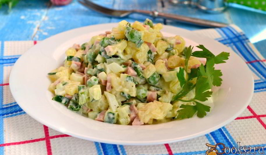 Рецепт салата летнего оливье