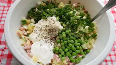 салат летний оливье