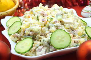 Салат Новогодний оливье